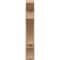 Ekena Millwork 7 1/2-in W x 32-in D x 44-in H Balboa Slat Rough Cedar Woodgrain TimberThane Outlooker, Primed Tan OUTUR075X32X44BOA24RCPR - alternate 6